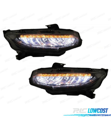 FAROS HONDA CIVIC MK10 FC FK 16- FULL LED DINAMICO