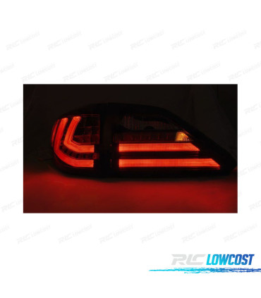 PILOTOS LEXUS RX III 350 09-12 LED DINAMICOS NEGRO
