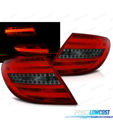 PILOTOS PARA MERCEDES W204 07-10 LED ROJO AHUMADO