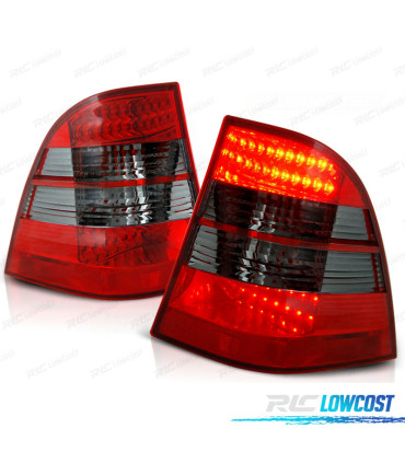 PILOTOS MERCEDES ML W163 98-05 LED ROJO AHUMADO