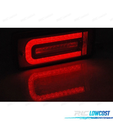 PILOTOS PARA MERCEDES W463 07-17 FULL LED ROJO CLARO