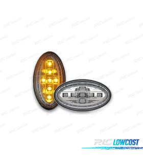 INTERMITENTES LATERALES PARA MINI R50 R52 R53 01-06 LED CROMO