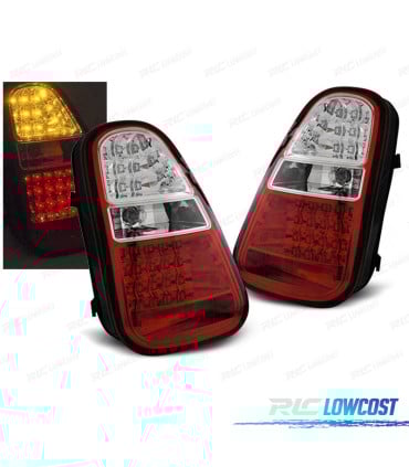 PILOTOS MINI COOPER R50 R52 R53 04-06 LED ROJO CLARO