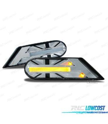 INTERMITENTES LATERALES PARA MINI R56 R55 R57 R58 R59 TRANSPARENTES