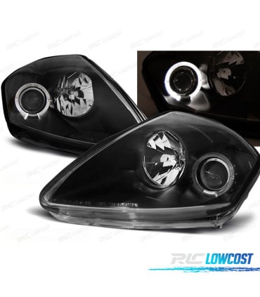 FAROS MITSUBISHI ECLIPSE 00-05 OJOS ANGEL NEGROS