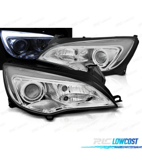 FAROS OPEL ASTRA J 10-15 TUBE LED CROMADOS