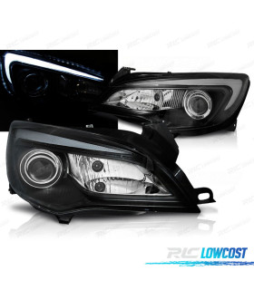 FAROS PARA OPEL ASTRA J 10-15 TUBE LED NEGRO