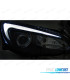 FAROS PARA OPEL ASTRA J 10-15 TUBE LED NEGRO