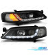 FAROS OPEL VECTRA B 96-98 LUZ DIURNA LED NEGRO