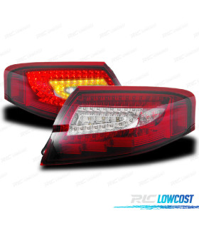 PILOTOS PARA PORSCHE 996 CARRERA 4 TURBO 4S FULL LED ROJO CROMO