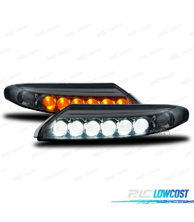 KIT LUZ DIURNA + INTERMITENTE LED PORSCHE 997 TURBO GT2 06-12 AHUMADO