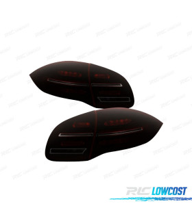PILOTOS PARA PORSCHE CAYENNE 10-15 FULL LED BAR DINÁMICOS ROJO NEGROS