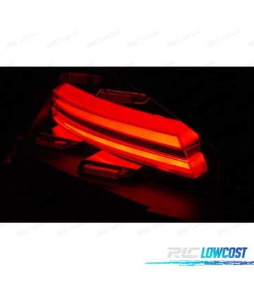 PILOTOS PARA PORSCHE BOXSTER CAYMAN 987 09-12 FULL LED BAR DINAMICOS NEGRO