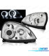FAROS PARA RENAULT CLIO II 01-05 OJOS ANGEL CCFL CROMADOS