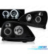 FAROS PARA RENAULT CLIO II 01-05 ANGEL EYES LED NEGROS