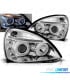 FAROS OJOS ANGEL PARA RENAULT CLIO II 01-05 LED CROMADOS