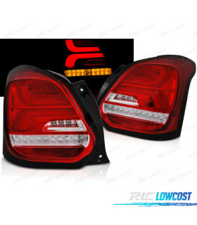 PILOTOS PARA SUZUKI SWIFT 17- LED BAR DINAMICOS ROJO BLANCO