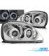 FAROS PARA TOYOTA YARIS 99-03 OJOS ANGEL CROMADOS