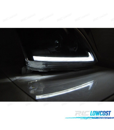 FAROS TOYOTA LAND CRUISER FJ120 03-08 TUBE LIGHT DINAMICOS NEGROS