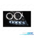 FAROS TOYOTA LAND CRUISER FJ200 07-12 OJOS ANGEL CROMADOS