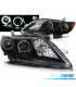 FAROS PARA TOYOTA CAMRY 6 XV40 06-09 OJOS ANGEL NEGROS