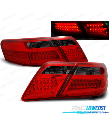 PILOTOS TOYOTA CAMRY 6 XV40 06-09 LED ROJO AHUMADO