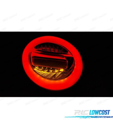 PILOTOS VOLKSWAGEN VW NEW BEETLE 98-05 LED BAR AHUMADOS INTERMITENTES DINÁMICOS