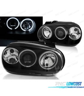 FAROS VOLKSWAGEN VW GOLF 4 97-03 OJOS ANGEL NEGROS