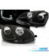 FAROS VOLKSWAGEN VW GOLF 5 03-09 LUZ DIURNA TRU DRL NEGROS