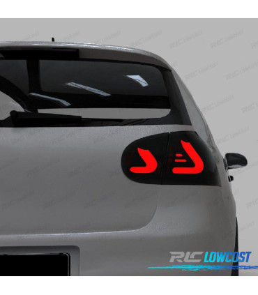 PILOTOS VOLKSWAGEN VW GOLF 5 03-08 CARDNA FULL LED NEGRO AHUMADO