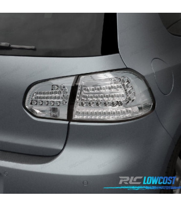PILOTOS PARA VOLKSWAGEN VW GOLF 6 08-12 FULL LED CROMADOS