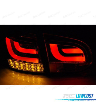 PILOTOS PARA VOLKSWAGEN VW GOLF 6 08-12 LED ROJO CLARO