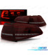PILOTOS VOLKSWAGEN VW GOLF 7 12-17 LOOK GTI INTERMITENTE LED DINAMICO ROJO AHUMADO
