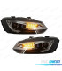FAROS VOLKSWAGEN VW POLO 6R 09-17 LED LIGHT BAR DEVIL EYES