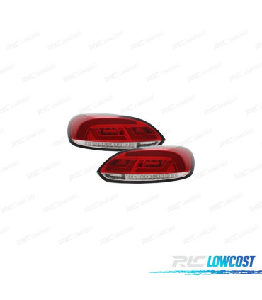 PILOTOS VOLKSWAGEN VW SCIROCCO III 08-14 CARDNA CON INTERMITENTE LED DINAMICO ROJOS