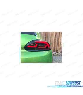 PILOTOS VOLKSWAGEN VW SCIROCCO III 08-14 CARDNA CON INTERMITENTE LED DINAMICO NEGRO AHUMADO