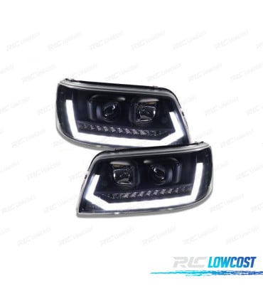 FAROS VOLKSWAGEN VW T5 03-09 NEW LOOK CON INTERMITENTE LED DINAMICO