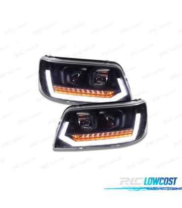 FAROS VOLKSWAGEN VW T5 03-09 NEW LOOK CON INTERMITENTE LED DINAMICO