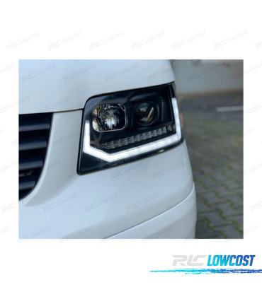 FAROS VOLKSWAGEN VW T5 03-09 NEW LOOK CON INTERMITENTE LED DINAMICO