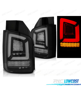 PILOTOS PARA VOLKSWAGEN VW T5 03 09 1P FULL LED DINÁMICOS NEGROS