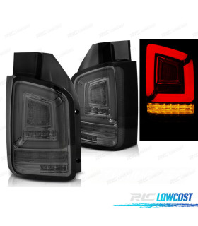 PILOTOS PARA VOLKSWAGEN VW T5 03-09 1P FULL LED DINÁMICOS AHUMADOS