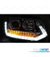 FAROS PARA VOLKSWAGEN VW T5 10-15 TRU DRL DINÁMICOS LOOK VOLKSWAGEN VW T6 CROMADOS