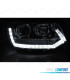 FAROS PARA VOLKSWAGEN VW T5 10-15 TRU DRL DINÁMICOS LOOK VOLKSWAGEN VW T6 CROMADOS