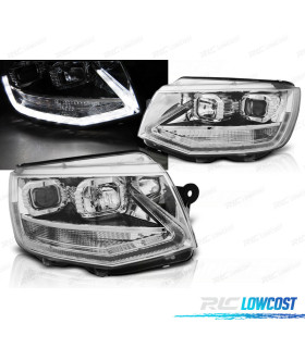 FAROS VOLKSWAGEN VW T6 15-19 TRU DRL CROMADOS