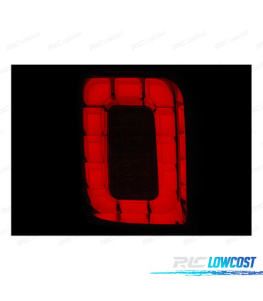 PILOTOS PARA VOLKSWAGEN VW T6 15-19 LED BAR ROJO AHUMADO