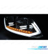 FAROS PARA VOLKSWAGEN VW TOURAN II 10-15 TRU DRL CON INTERMITENTE LED DINAMICO