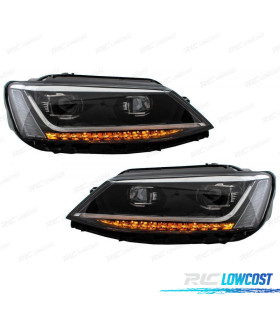 FAROS VOLKSWAGEN VW JETTA MK6 11-17 DRL INTERMITENTES LED DINÁMICOS