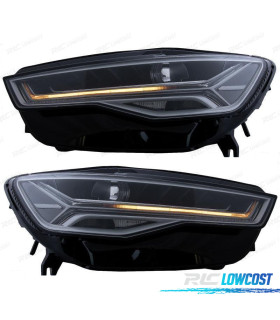 FAROS AUDI A6 4G C7 FACELIFT 15-18 MATRIX DESIGN CON INTERMITENTES LED DINÁMICOS