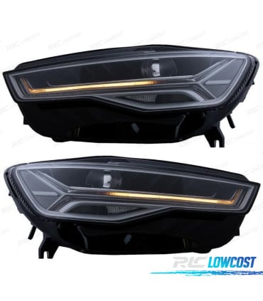 FAROS AUDI A6 4G C7 FACELIFT 15-18 MATRIX DESIGN CON INTERMITENTES LED DINÁMICOS