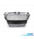 PARRILLA AUDI A3 8P 08-12 LOOK RS CROMO NEGRO